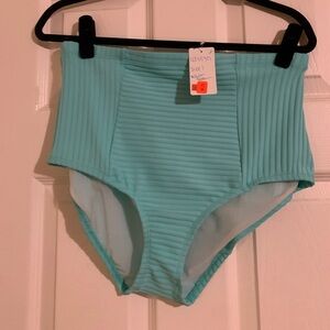 Aqua high waist swim bottoms